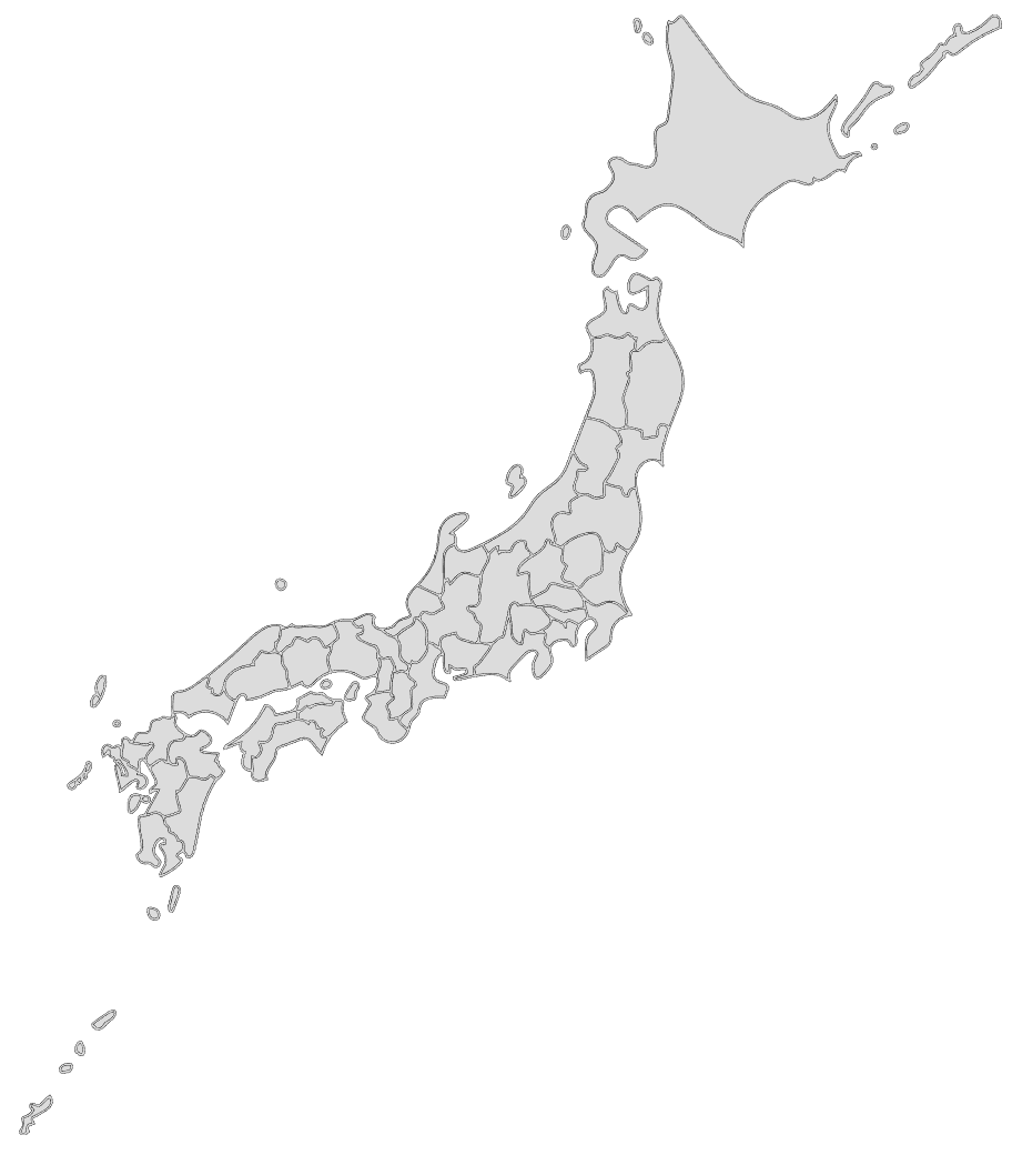 日本地図-手書き