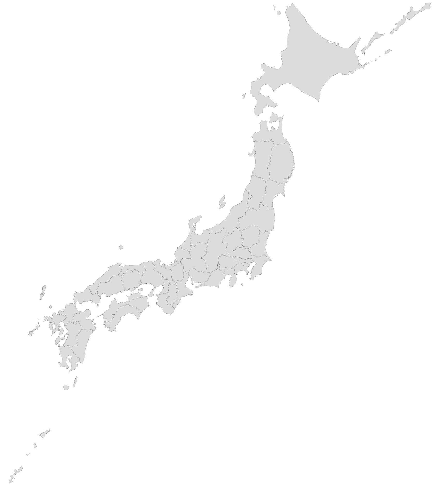 日本地図